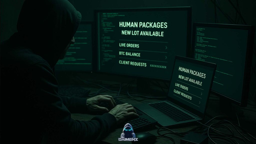 sex traffic darkweb human package
